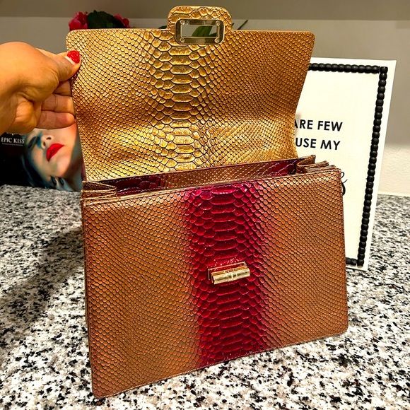 Brahmin Hallie Pomegranate Harkness - Picture 6 of 11